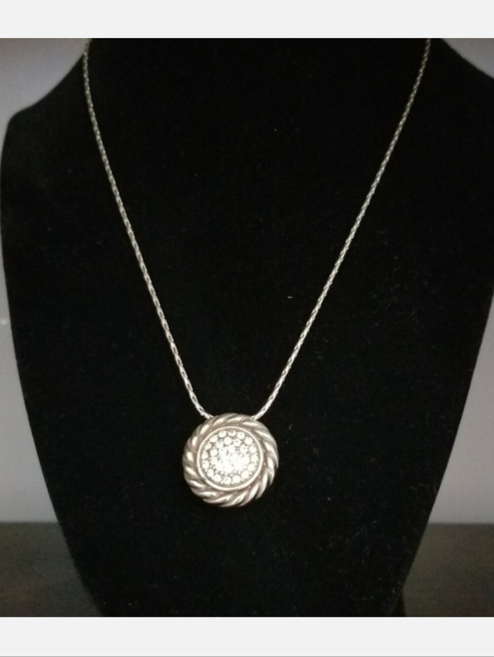 Brighton Pearl Magic Necklace Rhinestone  Pendant - Picture 5 of 6